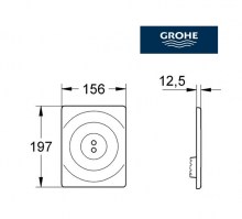MEDIDAS PLACA CON INFRARROJO TECTRON SURF GROHE